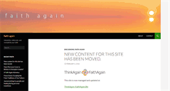 Desktop Screenshot of faithagain.org